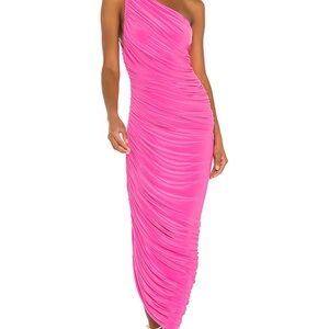 Norma Kamali x REVOLVE Diana Gown in Orchid Pink